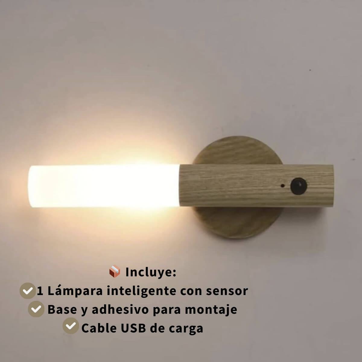 Lámpara LED magnética con sensor de movimiento