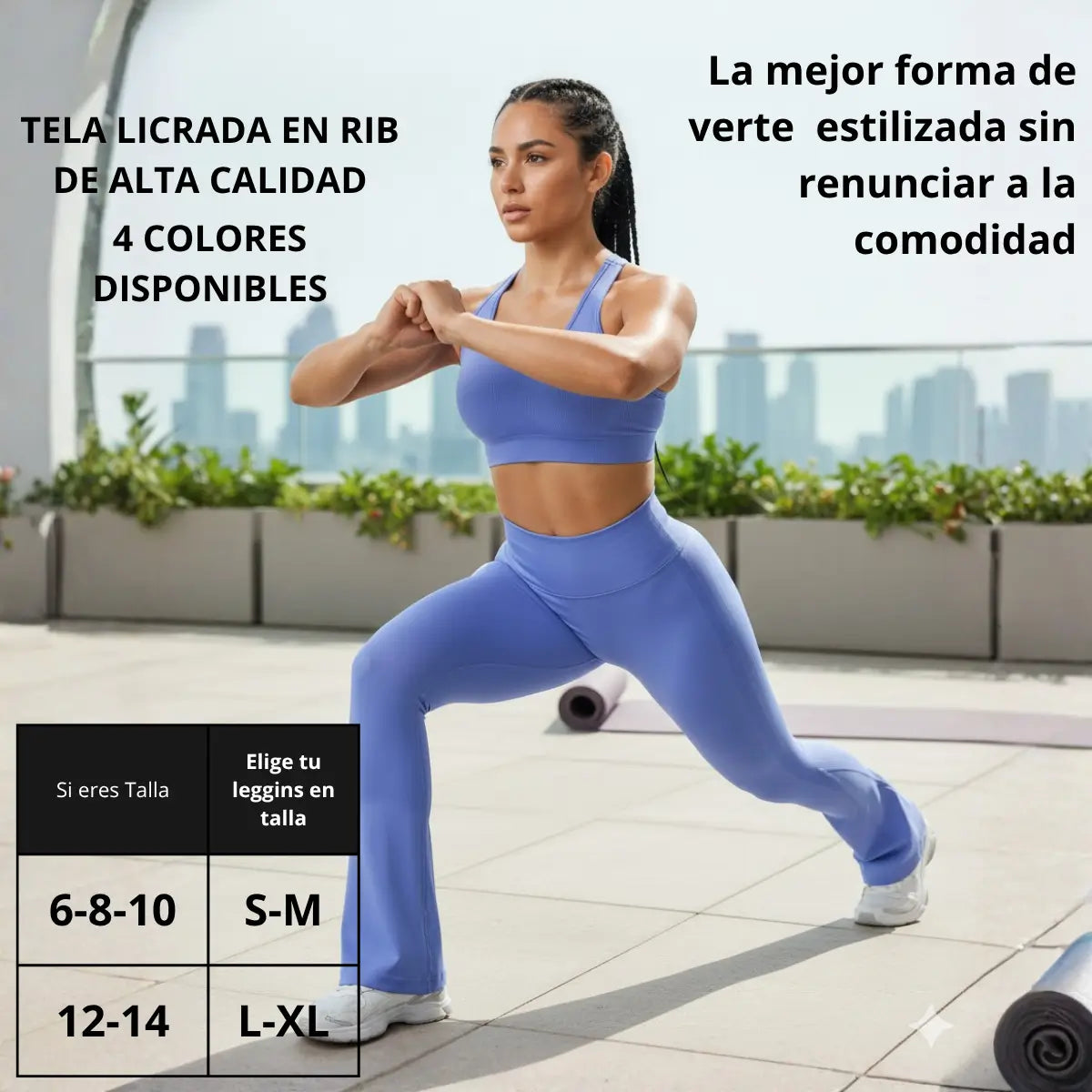 Leggins Acampanados con Efecto Realce – Comodidad, estilo y confianza en un solo pantalón