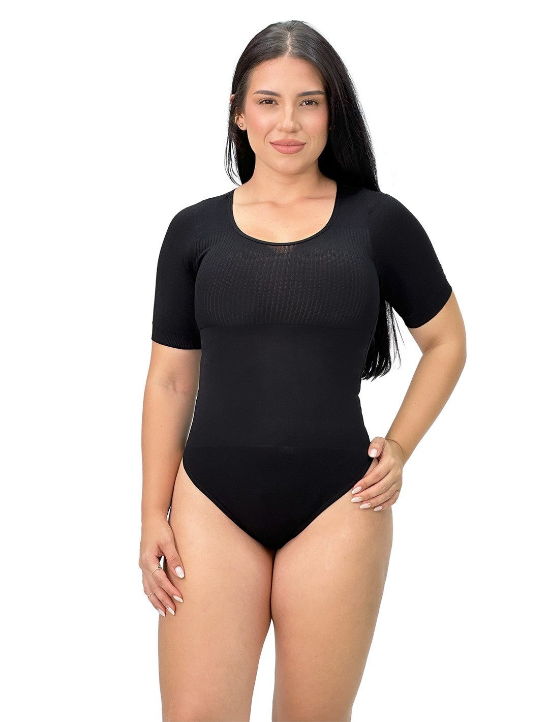 ¡Transforma tu figura con el Body de Compresión Manga Corta!