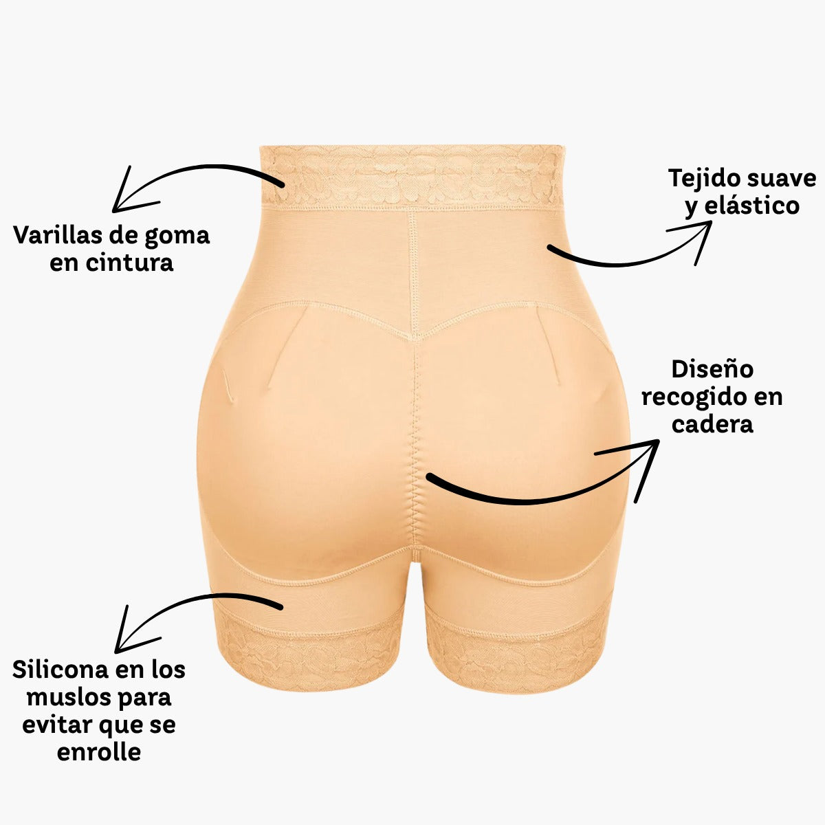 Levanta tus glúteos con short levantacola