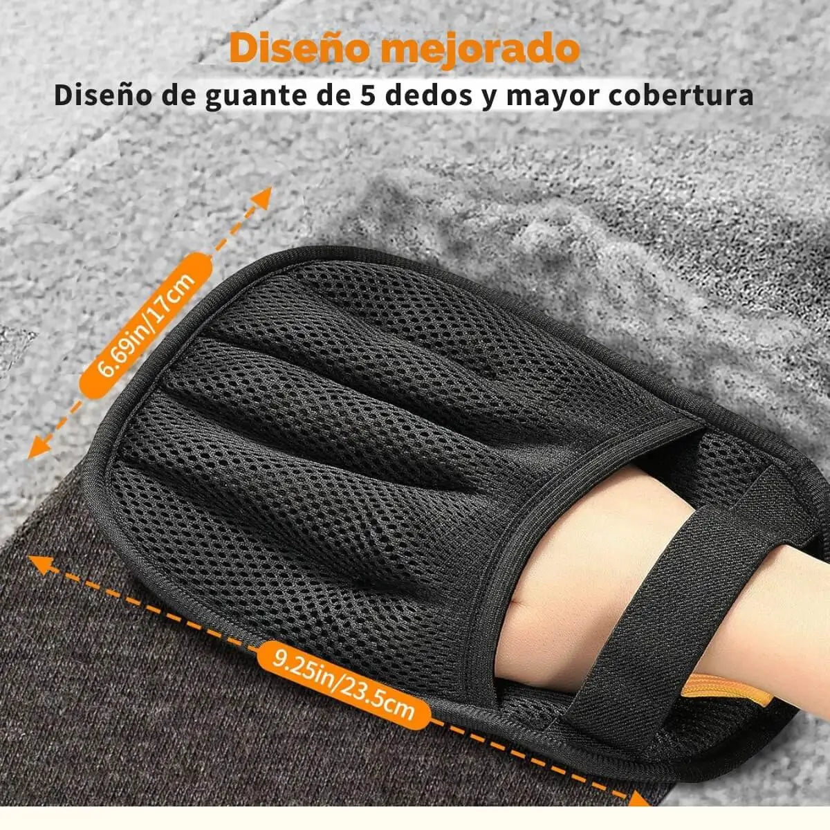 "Dile adiós a los pelos de mascota en segundos con el Guante Electroestático"