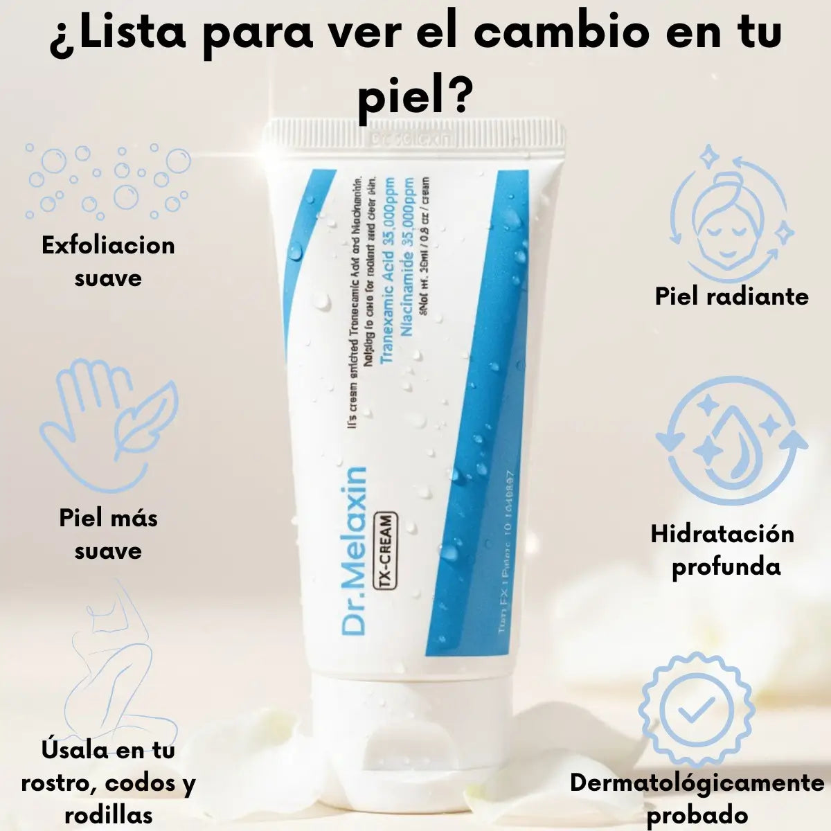 Dr. Melaxin TX Cream – Manchas más claras y piel luminosa