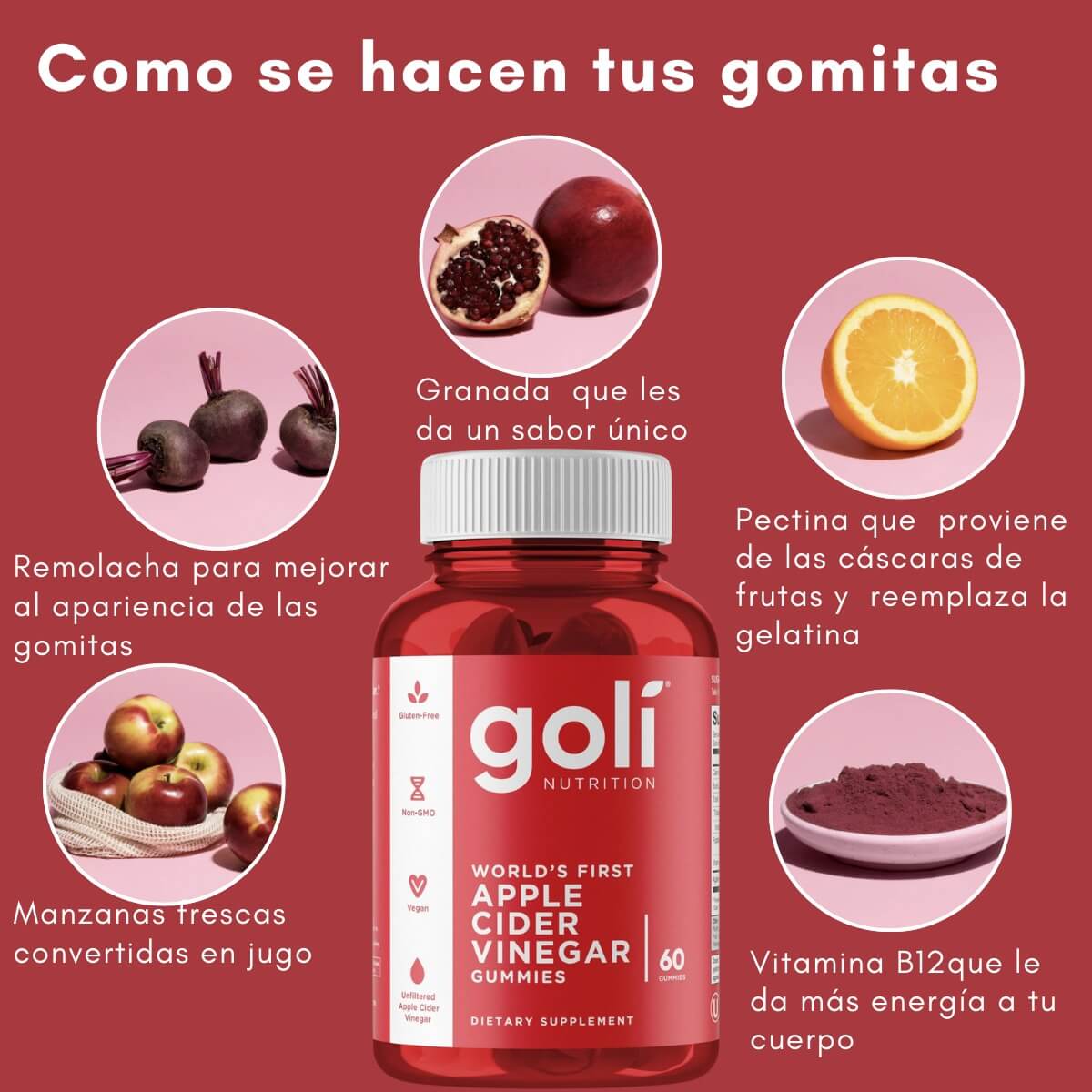 🍎 Goli® Gomitas: Las originales