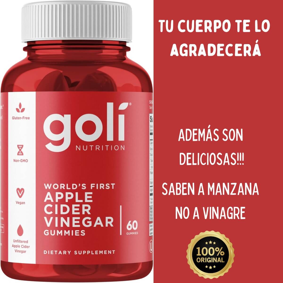 🍎 Goli® Gomitas: Las originales