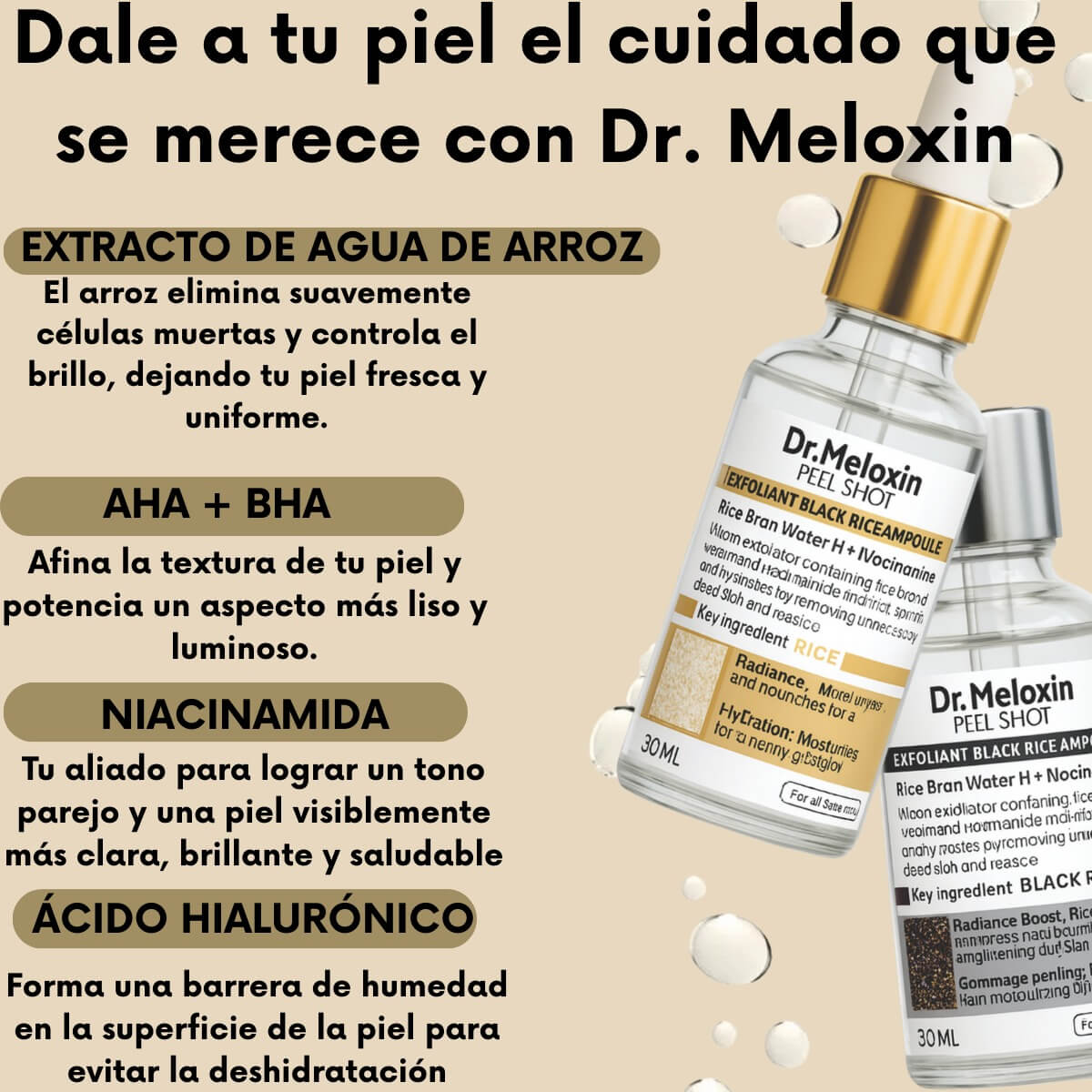 Dr. Meloxin: Exfoliación + Luminosidad en un solo paquete