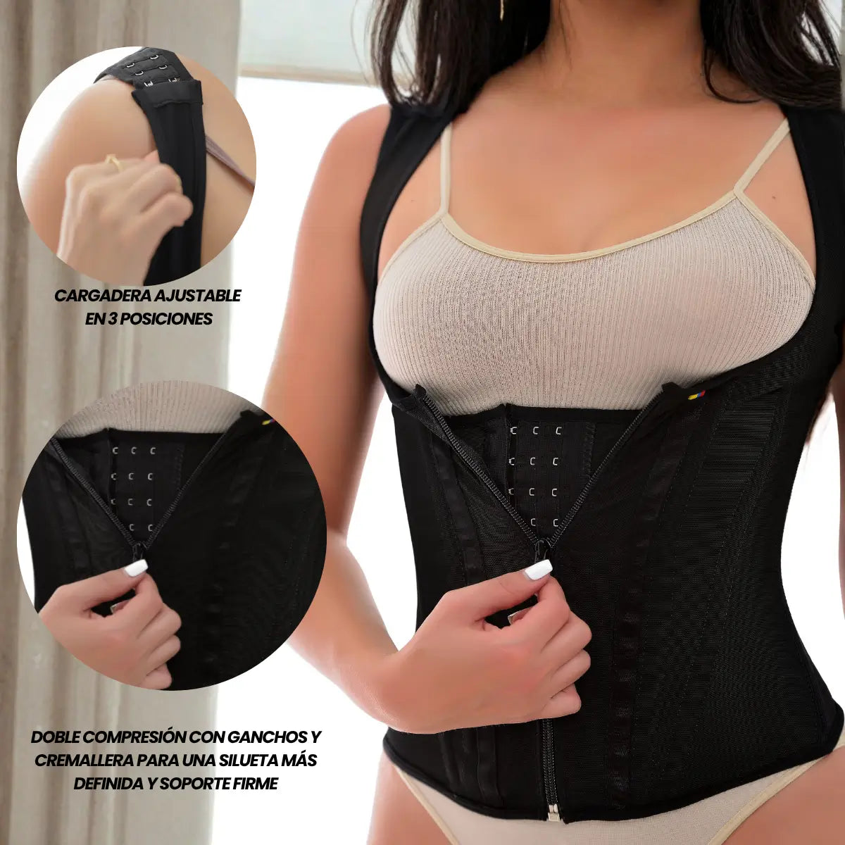 Chaleco Corset 9 Varillas