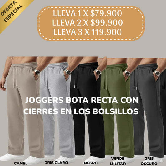 Jogger bota recta para hombre:Estilo, comodidad y libertad en cada movimiento.
