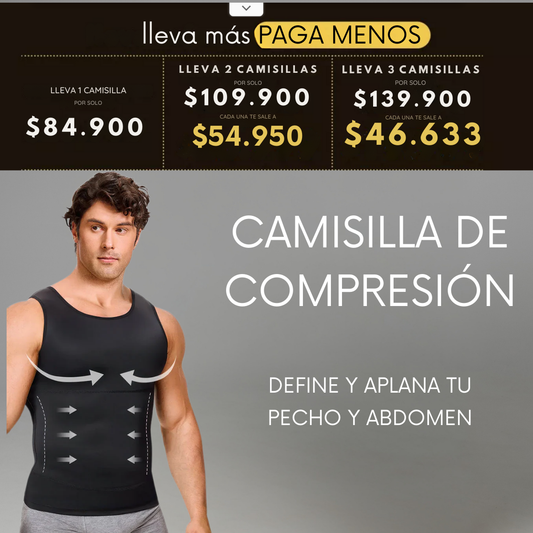 Camisilla de compresión:control firme y comodidad total