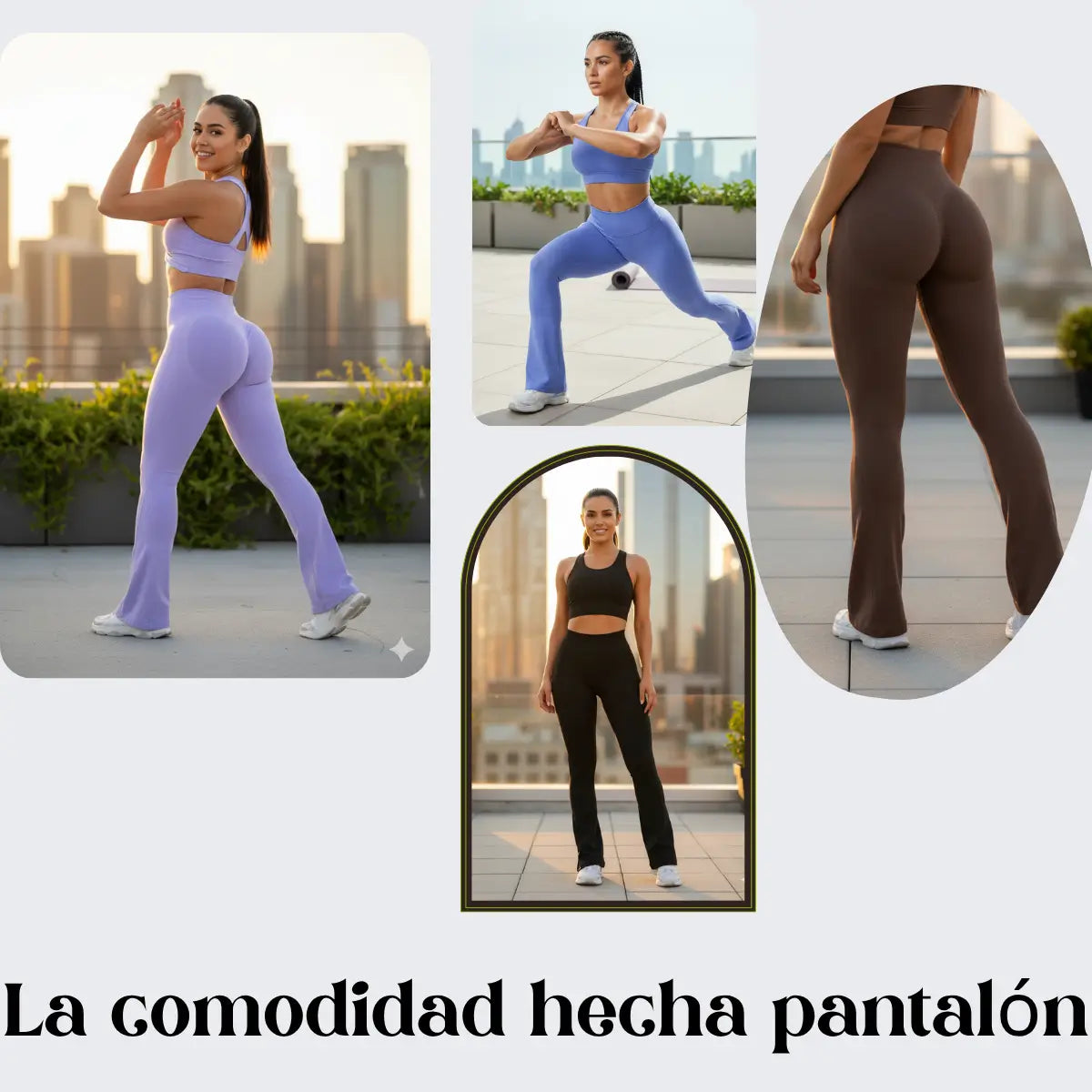 Leggins Acampanados con Efecto Realce – Comodidad, estilo y confianza en un solo pantalón